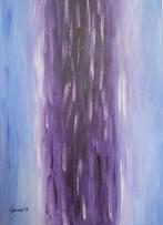 Schilderij op doek met acryl, zelf geschilderd, Sint?, Ophalen