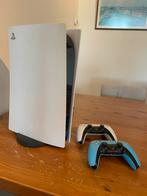 PS5 Digital Edition + 2 Controllers, Ophalen, Zo goed als nieuw, Playstation 5 Digital