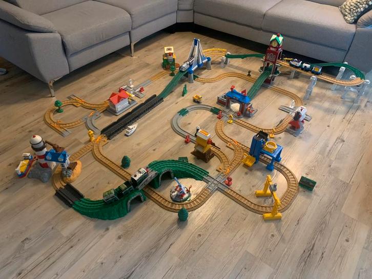 Phisher price geotrax, Kinderen en Baby's, Speelgoed | Fisher-Price, Gebruikt, Duw- of Trekspeelgoed, Met licht, Met geluid, Ophalen