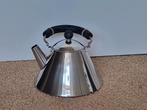 Stijlvolle RVS  Waterkoker / fluitketel / theepot, Ophalen of Verzenden, Gebruikt