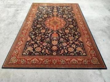 Vintage oosters tapijt blauw rood classic persia wol 199x305