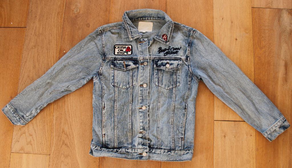 Seventies spijkerjack van Vera & Lucy maat S, Blauw, Ophalen of Verzenden, Maat 36 (S), Gedragen