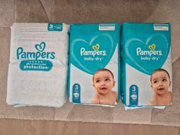 PAMPERS maat 3, 218 stuks!! 14ct ps. beschikbaar voor biedingen