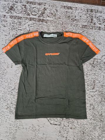 Off-white T-shirt heren maat M groen/oranje beschikbaar voor biedingen