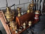 Antiek Thee- en Koffieset Koper en Messing, Antiek en Kunst, Ophalen of Verzenden, Koper