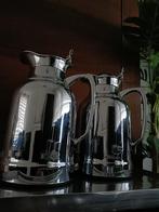 2 x  alfi opal toptherm thermoskan 1 liter chroom messing, Huis en Inrichting, Keuken | Servies, Ophalen, Overige materialen, Gebruikt