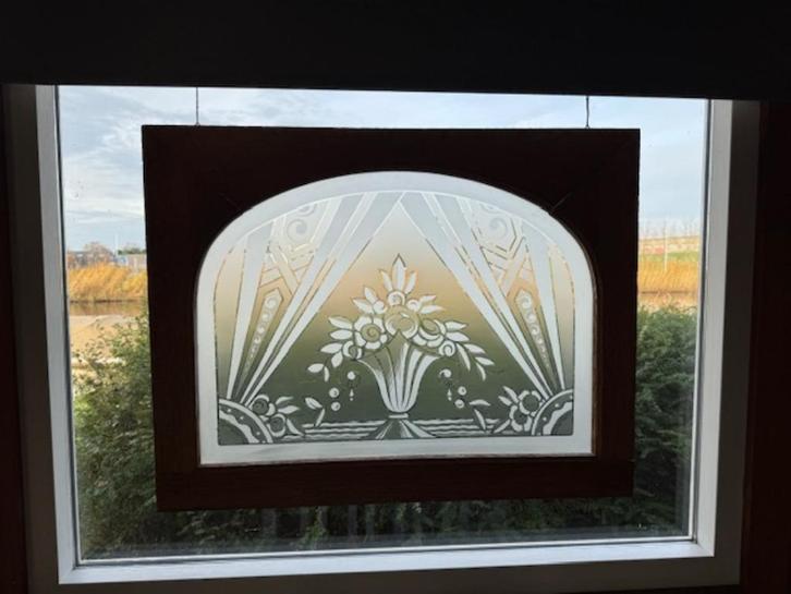 ge etst antiek raam, art deco ?, Antiek en Kunst, Curiosa en Brocante, Ophalen