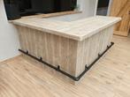 Unieke toonbank, winkelbalie L-model balie van steigerhout, Huis en Inrichting, Ophalen, Nieuw, 50 tot 75 cm, 150 tot 200 cm