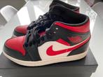 Nike Air Jordan black/fire red-white maat 41, Kleding | Heren, Schoenen, Ophalen of Verzenden, Wit, Zo goed als nieuw, Sneakers of Gympen