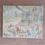 kabouterschilderijen kinderkamer, Ophalen, Zo goed als nieuw, Jongetje of Meisje