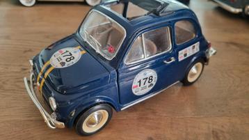 Fiat 500 Rallye de Argentina #178 Bburago rare, 1:16 beschikbaar voor biedingen