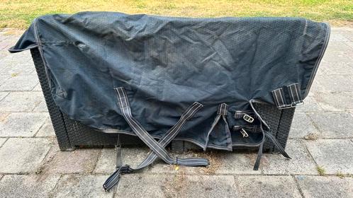 80/110 Premiere XS  regendeken met hals 600D – 0 g, Dieren en Toebehoren, Paarden en Pony's | Dekens en Dekjes, Zo goed als nieuw
