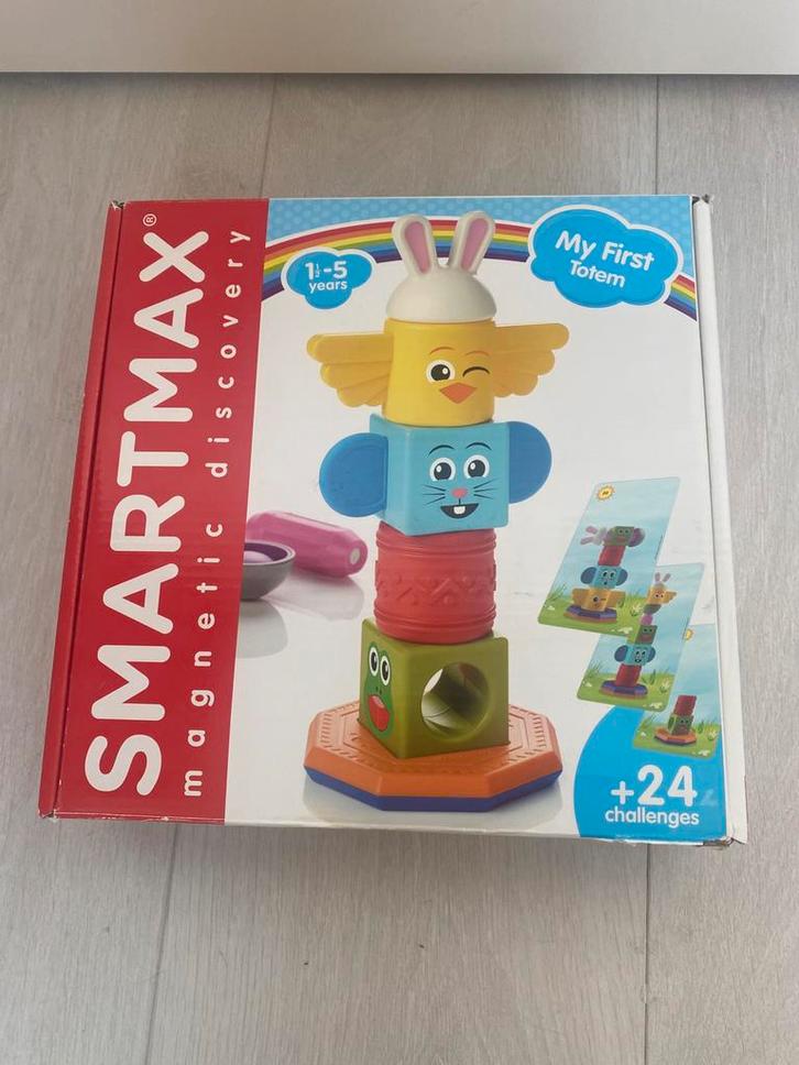 SmartMax My First Totem - Magnetisch Bouwspeelgoed, Kinderen en Baby's, Speelgoed | Educatief en Creatief, Zo goed als nieuw, Bouwen