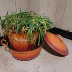 Emaille aardappel emmer en pan, Ophalen