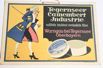 duitsland jaren 30 reclame bord karton reclame Tegernseer beschikbaar voor biedingen