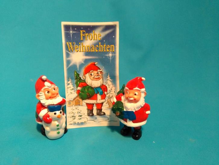 ferrero - kabouters - kerst -                     - 29112025, Verzamelen, Verrassingseieren, Zo goed als nieuw, Hardplasticfiguren