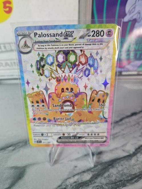 Pokemon Kaart: Palossand EX (SSP 221/191), Hobby en Vrije tijd, Verzamelkaartspellen | Pokémon, Nieuw, Losse kaart, Foil, Verzenden