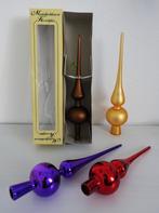 Kerstboomdecoratie, glas, 4 pieken, Diversen, Kerst, Ophalen of Verzenden, Zo goed als nieuw