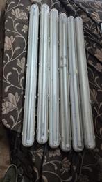 6x TL armatuur met LED TL buizen, Ophalen, Minder dan 50 watt