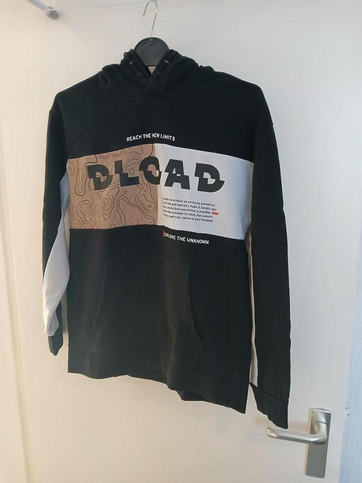 zwarte trui dlaod maat 158/164, Kinderen en Baby's, Kinderkleding | Maat 158, Zo goed als nieuw, Jongen, Trui of Vest, Ophalen of Verzenden