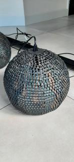 Hanglamp Burned scale - 3 lichts rond, Huis en Inrichting, Lampen | Hanglampen, Ophalen, Zo goed als nieuw, Overige materialen