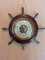 Vintage barometer stuurwiel, Audio, Tv en Foto, Weerstations en Barometers, Ophalen of Verzenden, Gebruikt