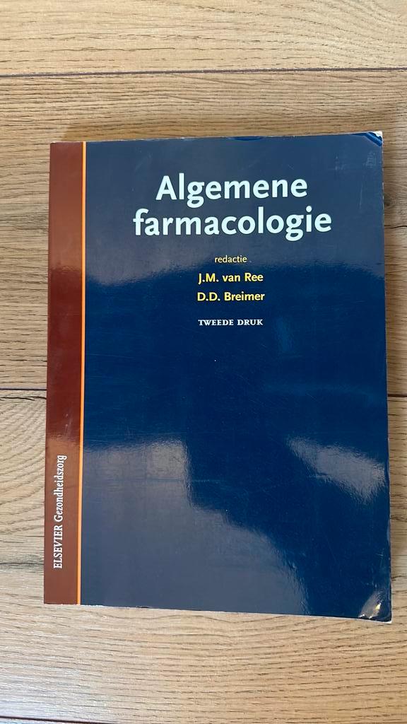 J.M. van Ree - Algemene farmacologie, Boeken, Wetenschap, Gelezen, Natuurwetenschap, Ophalen of Verzenden