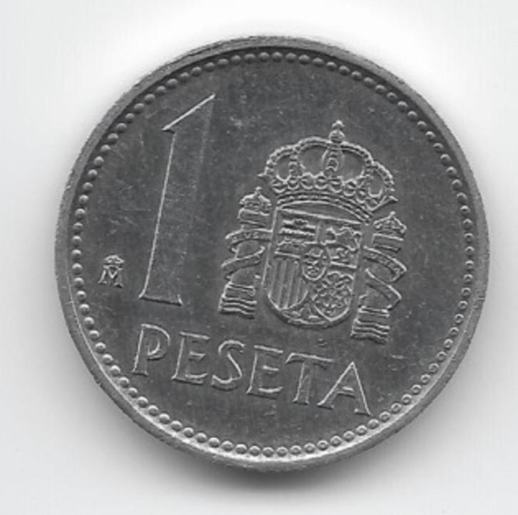 Spanje 1 peseta 1986 KM# 821, Postzegels en Munten, Munten | Europa | Niet-Euromunten, Losse munt, Overige landen, Verzenden