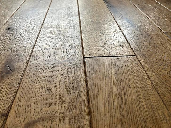 Massief Eiken Vloer - Prachtige Uitstraling!, Doe-het-zelf en Verbouw, Vloerdelen en Plavuizen, Gebruikt, Vloerdelen of -planken