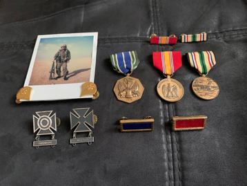 US Medaille set van een Amerikaans soldaat beschikbaar voor biedingen