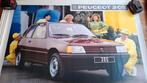 Originele Peugeot posters 78x117cm, Verzamelen, Rechthoekig Staand, Ophalen of Verzenden, Zo goed als nieuw, A1 t/m A3