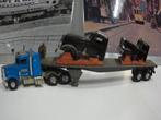 PIETERBILT TRUK MET MET AANHANGER, Ophalen of Verzenden, Nieuw, Bus of Vrachtwagen