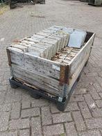 Grote partij antieke Kloostervloer tegels, Overige materialen, Gebruikt, Minder dan 20 cm, Vloertegels