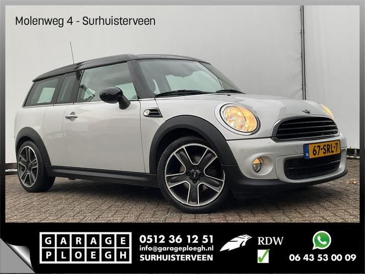 MINI Clubman 1.6 One Pepper Clima Cruise Voll.Onderhouden, Auto's, Mini, Bedrijf, Te koop, Clubman, ABS, Airbags, Airconditioning