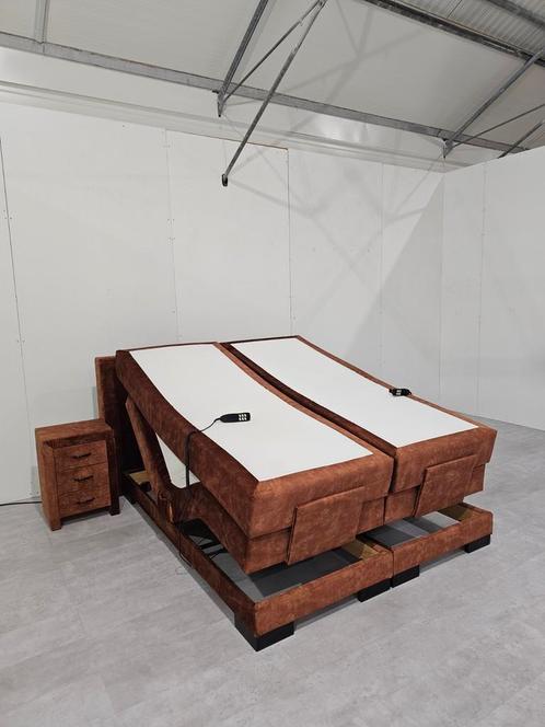 Luxe Boxspring 160x200 Elektrisch verstelbaar, Huis en Inrichting, Slaapkamer | Boxsprings, Zo goed als nieuw, 160 cm, 200 cm