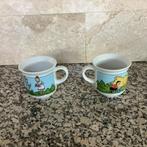 2 Kleinen Mokken van Suske en Wiske. Samen €6.00, Ophalen of Verzenden, Zo goed als nieuw, Overige stijlen, Kop(pen) en/of Schotel(s)