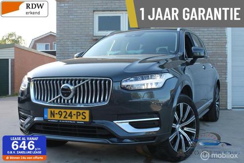 Volvo XC90 2.0 T8 Recharge AWD Inscription Exclusive 1 Jaar, Auto's, Volvo, Bedrijf, Te koop, XC90, 360° camera, 4x4, ABS, Achteruitrijcamera