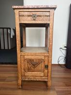 Antieke nachtkastjes 2 stuks, Ophalen, Gebruikt, Minder dan 45 cm