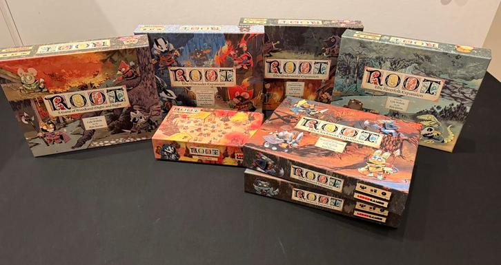 Root Mega Verzameling, Hobby en Vrije tijd, Gezelschapsspellen | Bordspellen, Zo goed als nieuw, Ophalen