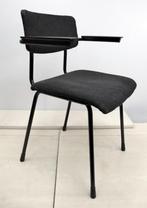 Vintage Gispen stoel 1235 antraciet zwart jaren 60 design, Huis en Inrichting, Stoelen, Gebruikt, Metaal, Eén, Zwart