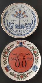 Bord Wilhelmina Porceleyne fles en Amphora Holland, Antiek en Kunst, Verzenden