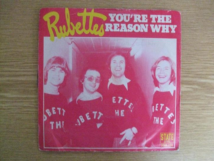 RUBETTES    YOU'RE THE REASON WHY / JULIA, Cd's en Dvd's, Vinyl Singles, Zo goed als nieuw, Single, Rock en Metal, 7 inch, Ophalen of Verzenden