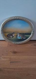 Orginele A v.d. Veer, Uit Collectie:, Antiek en Kunst, Kunst | Schilderijen | Klassiek, Ophalen of Verzenden