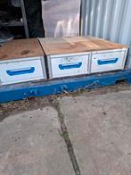 Bedrijfswagen inrichting 3 laden in goede staat  rolt goed, Ophalen, Zo goed als nieuw