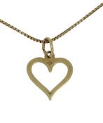 14 karaats gouden Venetiaanse ketting hart hanger goud, Goud, Goud, Ophalen of Verzenden, Zo goed als nieuw