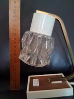 Vintage tafellampje, bureau lamp  60 er jaren, Ophalen of Verzenden, Zo goed als nieuw, Glas, Minder dan 50 cm