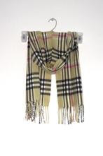 Sjaal Beige Ruit (4213), Kleding | Dames, Mutsen, Sjaals en Handschoenen, Ophalen of Verzenden, Zo goed als nieuw, Sjaal