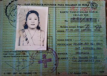 Indonesie 1987 Post-ID-kaart voor  Hospitaal Minulyo SOLO beschikbaar voor biedingen