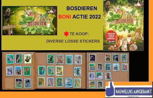 Bosdieren stickers -boni actie 2022, Verzamelen, Supermarktacties, Overige supermarkten, Ophalen of Verzenden