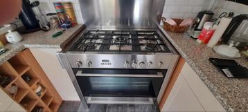 Atag fg10nl grote 5 pits  100cm fornuis met wok  met oven 